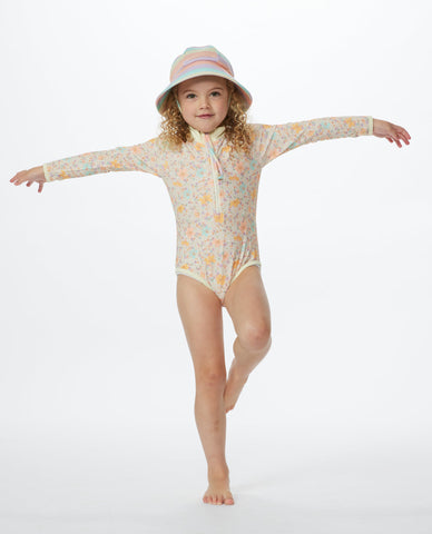 Crystal Long Sleeve Surf Suit - Girls (8-16 years)